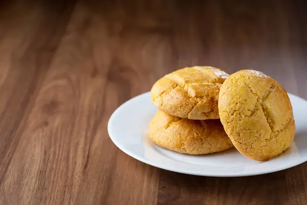 Broa Milho Cookies Traditionnels Brésiliens — Photo