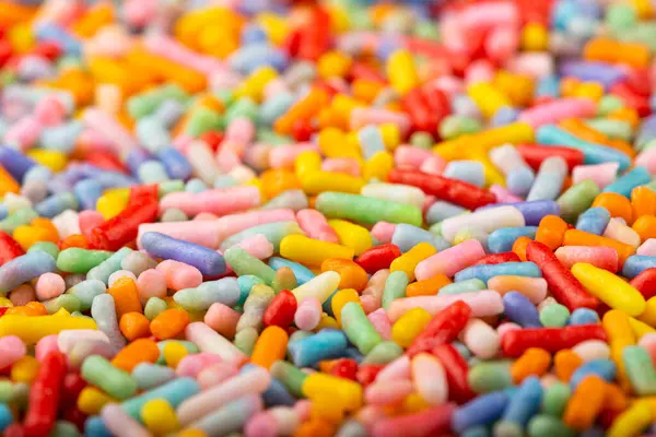 Suikerstrooi Kleurrijk Snoep Voor Taartversiering — Stockfoto