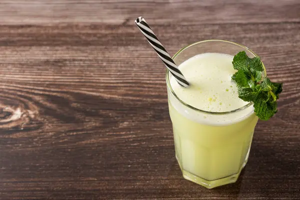Refreshing Lemonade Mint Lemonade Summer Drink — Stock Photo, Image