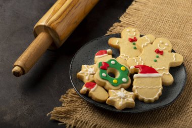 Çeşitli Noel kurabiyeleri..