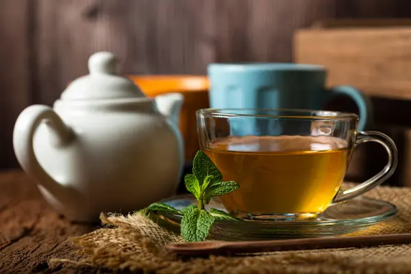 Cup Tea Table — Stock Photo, Image