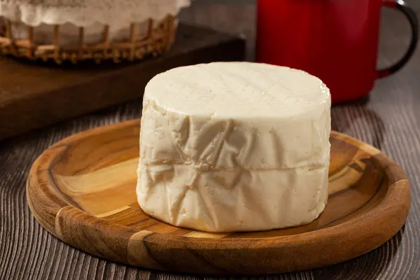 Brazilian Traditional White Cheese Known Queijo Minas — Stock Photo, Image