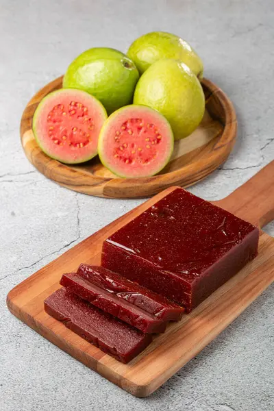 Pasta Guava Dolce Tipico Base Guava Noto Anche Come Goiabada — Foto Stock