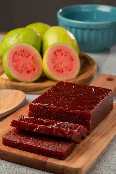 Pasta Guava Dolce Tipico Base Guava Noto Anche Come Goiabada — Foto Stock