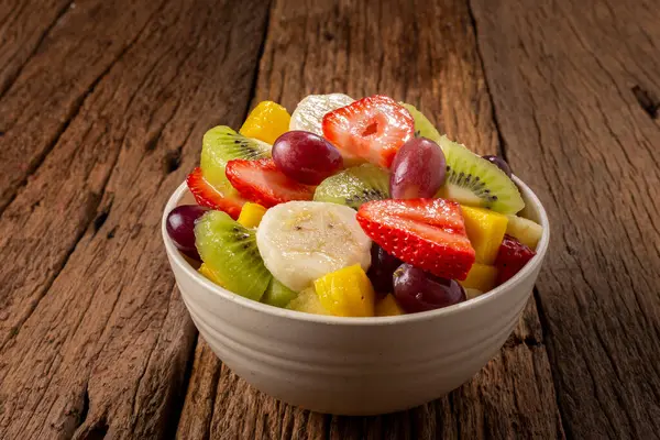Fruit Salad Bowl Table — Stock Photo, Image