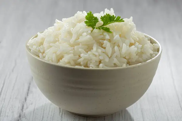 Bowl Cooked Rice Table — Stock Photo, Image