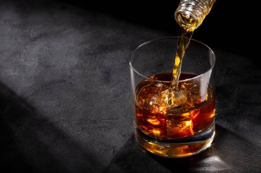 Bardağa viski dök..