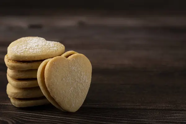 Delicious Buttery Biscuits Filled Guava Paste — Stock Photo, Image