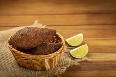 Kibbeh - The traditional Arabian snack, known in Brazil as Quibe. clipart