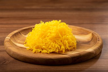 Yumurta telleri. Tayland 'da geleneksel Portekizce tatlı.