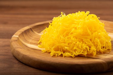 Yumurta telleri. Tayland 'da geleneksel Portekizce tatlı.