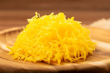 Yumurta telleri. Tayland 'da geleneksel Portekizce tatlı.