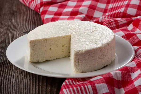 Brazilian Tipical White Cheese Known Queijo Minas — Stock Photo, Image