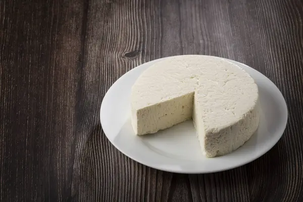 Brazilian Tipical White Cheese Known Queijo Minas — Stock Photo, Image