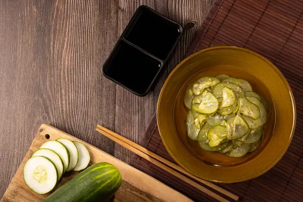 Sunomono Japon Salatalı Tabak — Stok fotoğraf