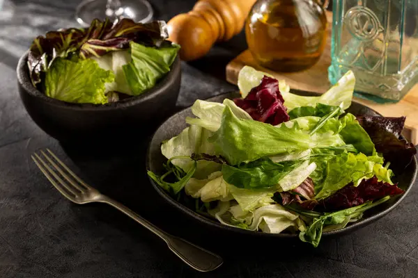 Sla Salade Mix Kom — Stockfoto