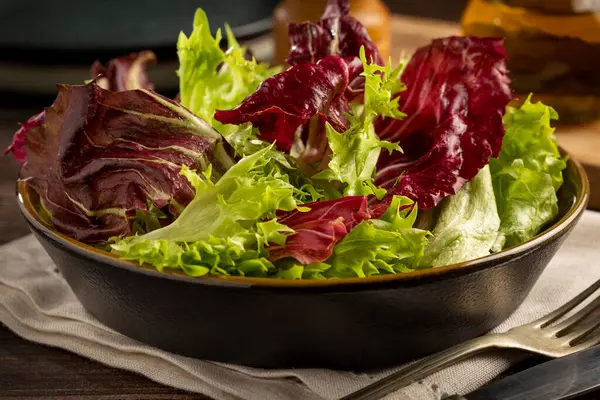 Mélange Salade Fraîche Saine Salade Feuilles — Photo