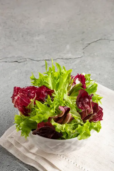 Gesunde Frische Salatmischung Blattsalat — Stockfoto