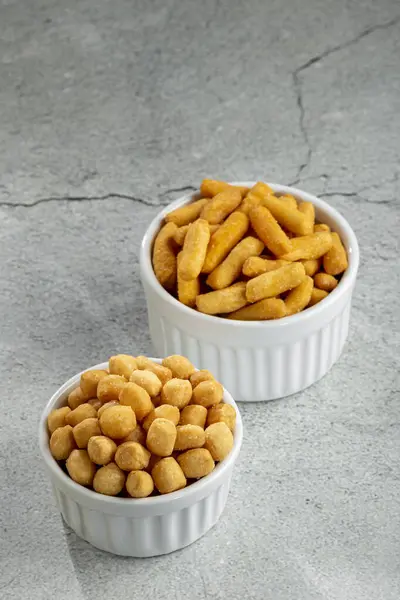 Snacks Ramekin Table — Stock Photo, Image