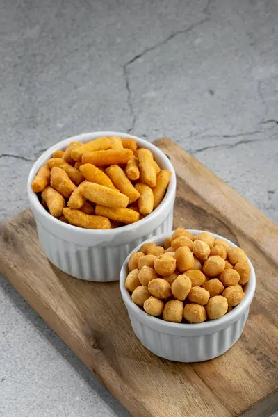 Snacks Ramekin Table — Stock Photo, Image