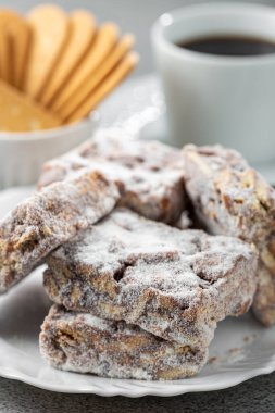 Tatlı İtalyan pipetleri. Tipik Brezilya tatlısı..