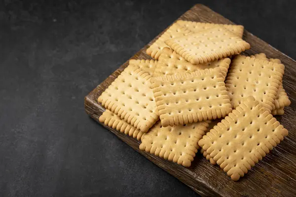 Plate Cornstarch Biscuit Table — Stock Photo, Image