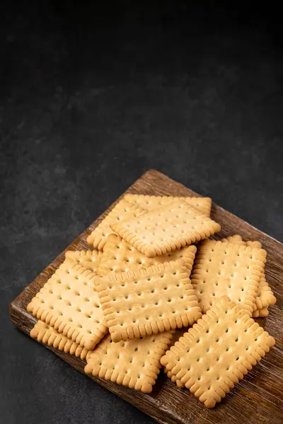 Plate Cornstarch Biscuit Table — Stock Photo, Image