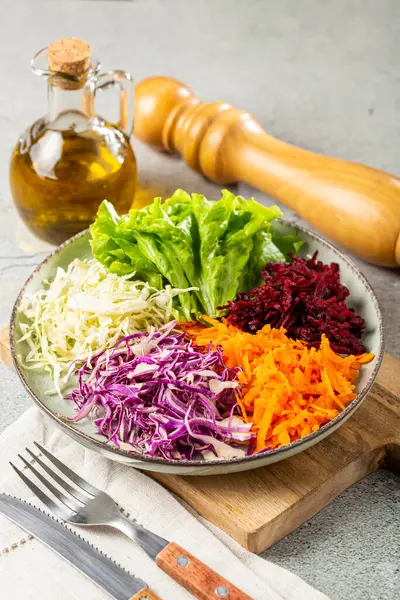 Fresh Vegetables Grated Healthy Food — Stock Photo, Image