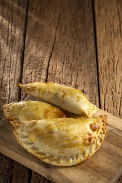 Lezzetli Baharatlı Böreği Arjantin Böreği — Stok fotoğraf