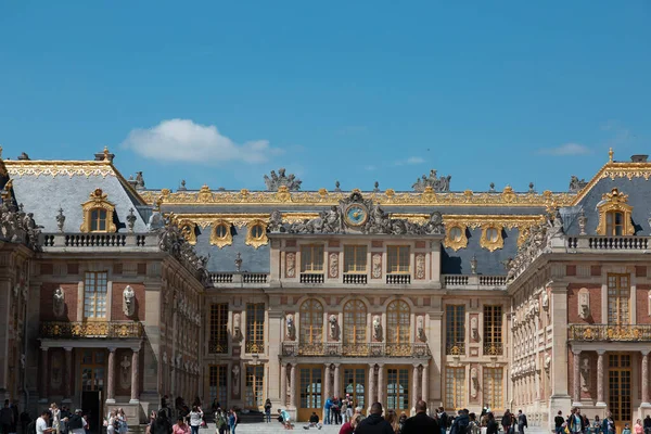 Párizs Franciaország 2023 Május Versailles Királyi Palota Külseje Építészete Parkja — Stock Fotó