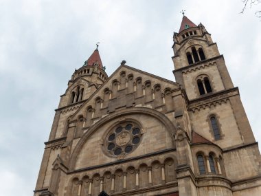 Assisi Kilisesi 'nden Aziz Francis dış görünüş ve dış görünüş, Viyana, Avusturya