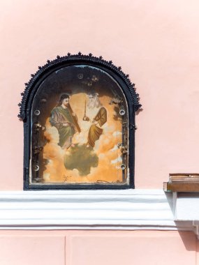 Neulengbach şehrinin sokak ve bina dekorasyonunun fotoğrafı, Avusturya