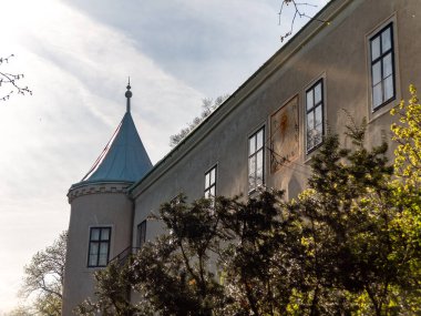 Avusturya 'daki Schloss Baumgarten şatosunun dış görünüşü