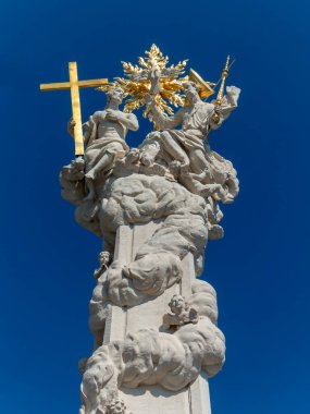 Sankt Polten, Avusturya - 28 Ağustos 2024: sokak manzarası ve mimarinin günlük yaşam fotoğrafı