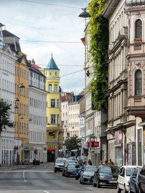 Viyana, Avusturya - 17 Eylül 2024: Viyana 'daki mimari ve dekorasyonların fotoğrafları