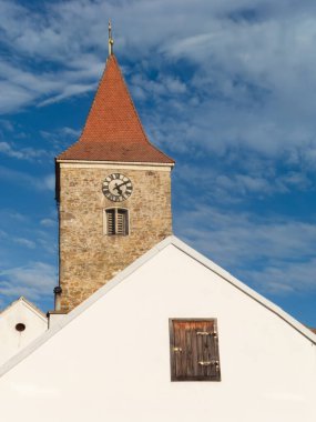 View on the streets and nature of the small towns architecture in Lower Austria clipart