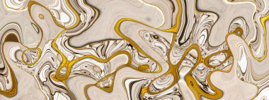 Erimiş epoksi kıvrımlar, altın çizgileri olan mermer taşlar.