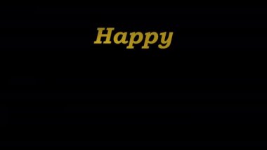 Mutlu İslami Yıl Muharram Metin Animasyonu 4k.