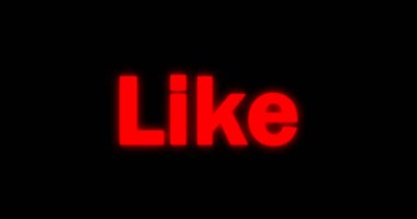 Kırmızı Renk Metin Canlandırması