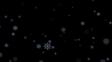 Beyaz renkli kar tanesi düşen Noel arkaplanı 4K animasyon 2024, mutlu Noeller, Noel, kış, yeni yıl, kar tanesi, kar tanesi, şenlikli kar tanesi 4K
