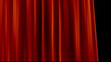 Kırmızı Perdeler Açılıyor ve Kapatılıyor - Kırmızı Perdeler Açılıyor ve Kapanıyor 4K Canlandırma Paketi