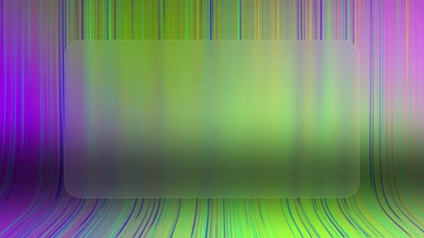 Morfism Sticlă Fundal Colorat Abstract Raze Luminoase Neon Linii Strălucitoare — Videoclip de stoc