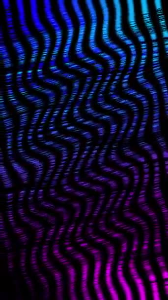 Blauw Roze Kleur Loop Kaleida Achtergrond Animatie Verticale — Stockvideo