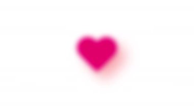Kırmızı Kalp 3D vuruş veya titreşimli animasyon Emoji. HD Smiley Duygu Simgesi Animasyonu, kalp şekilleri 4K 'ya karşı Romantik, sevimli, romantik, düğün, aşk siyah arkaplanda şeffaf 4K
