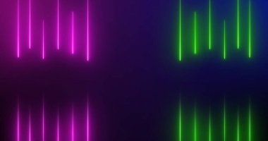 Kara Arkaplan OBS ya da Streamlabs Studio yüksek teknolojili flamalar için canlı yayın Neon Parıltısı İşaret Animasyonu. Masaüstü sahnesi için şeffaf bölüm ve yüz kamerası, Chatbox alanı, son dört söz ve afiş alanı