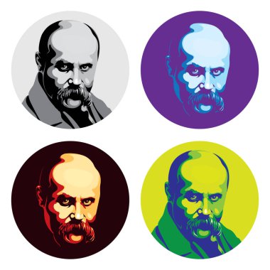 Taras Shevchenko, en ünlü Ukraynalı şair.