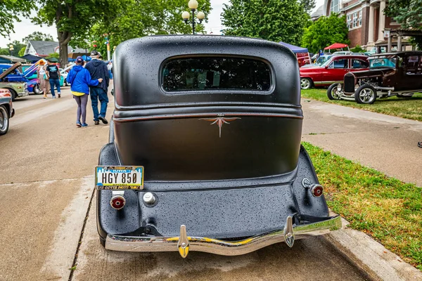 Des Moines July 2022 High Perspective Back View 1934 Ford — 스톡 사진