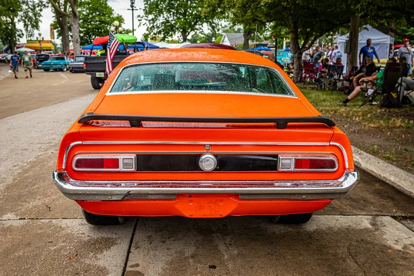 Des Moines July 2022 High Perspective Back View 1974 Ford — 스톡 사진