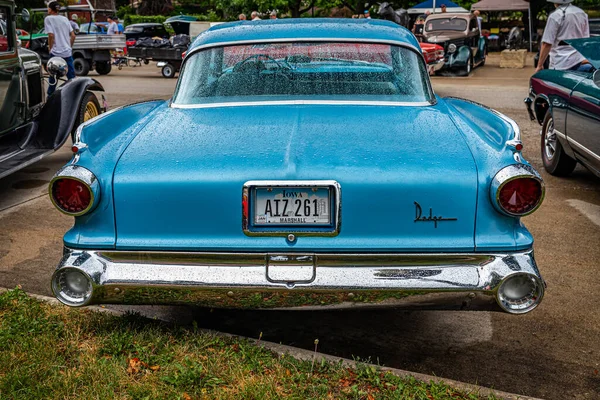Des Moines Július 2022 Magas Perspektívájú Visszapillantás Egy 1960 Dodge — Stock Fotó