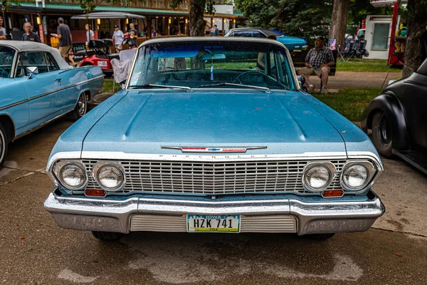 Des Moines July 2022 High View Front View 1963 Chevrolet — 스톡 사진